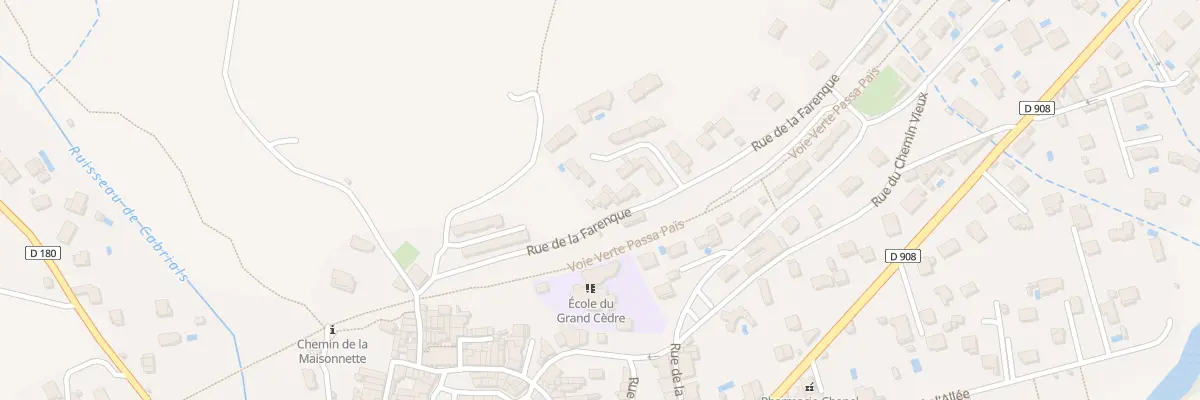 Plan du 14 Rue de la Farenque au Poujol-sur-Orb