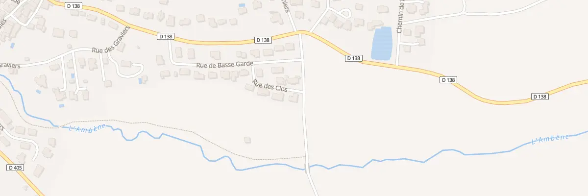 Plan du 8 Rue des Clos à Enval