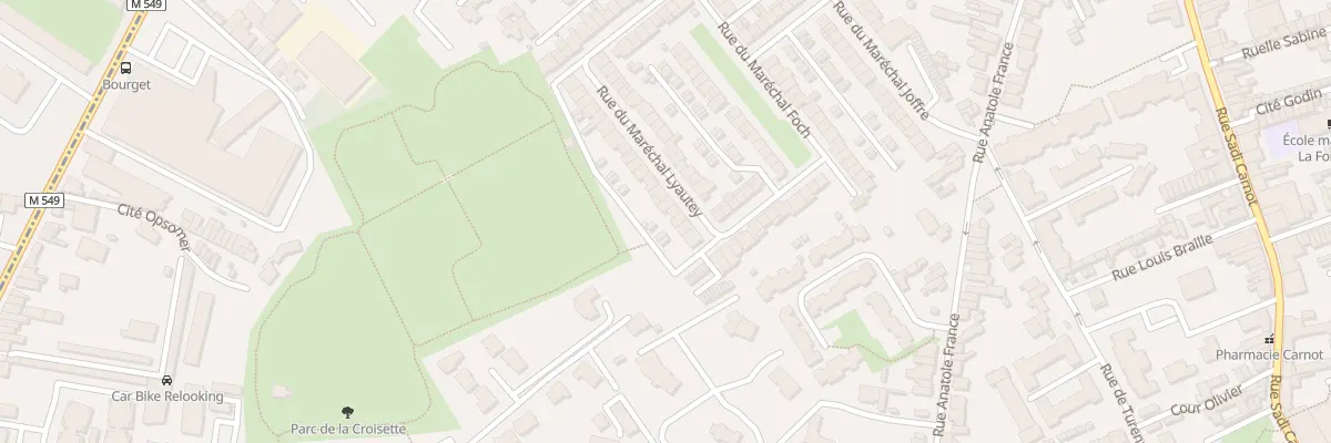 Plan du 7 Rue du Maréchal Lyautey à Faches-Thumesnil