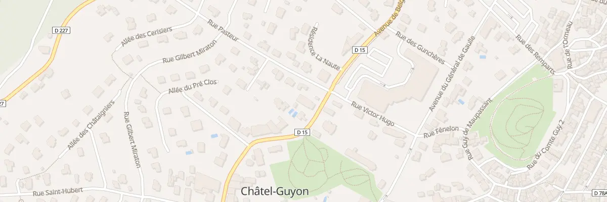 Plan du 31 Av de Belgique à Châtel-Guyon