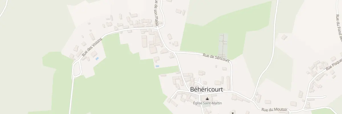 Plan du 119 Rue des Voisins à Béhéricourt