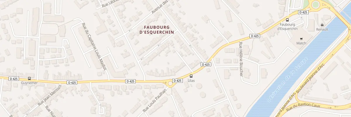 Plan du 290 Rue Guynemer à Douai