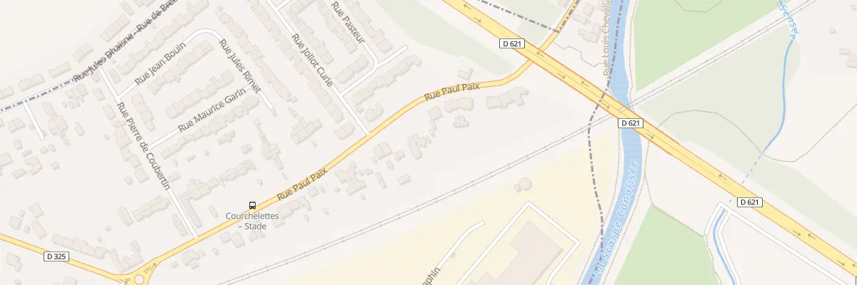 Plan du 30 Rue Paul Paix à Courchelettes