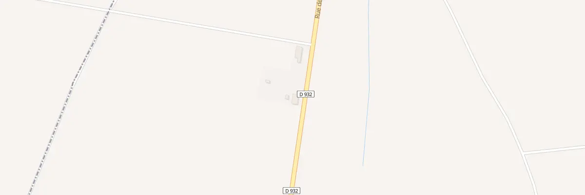 Plan du 932 Rue de Paris à Golancourt