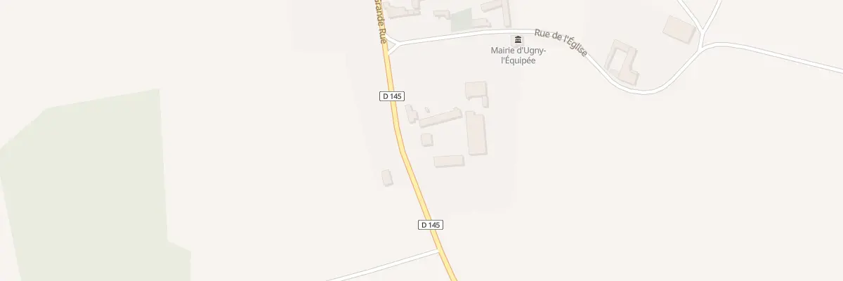 Plan du 11 Gr Grande Rue à Ugny-l’Équipée