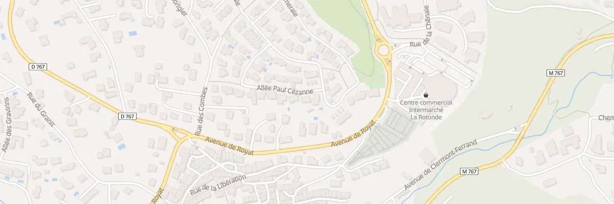 Plan du 3 All Paul Cézanne à Ceyrat