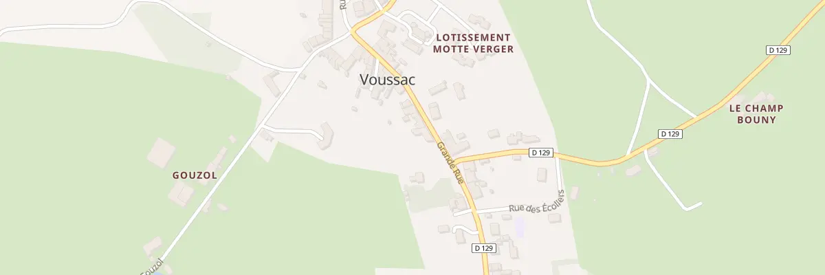 Plan du 24 Grande Rue à Voussac