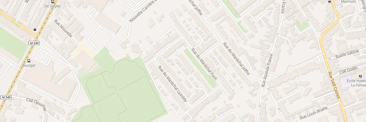 Plan du 27 Rue du Maréchal Foch à Faches-Thumesnil