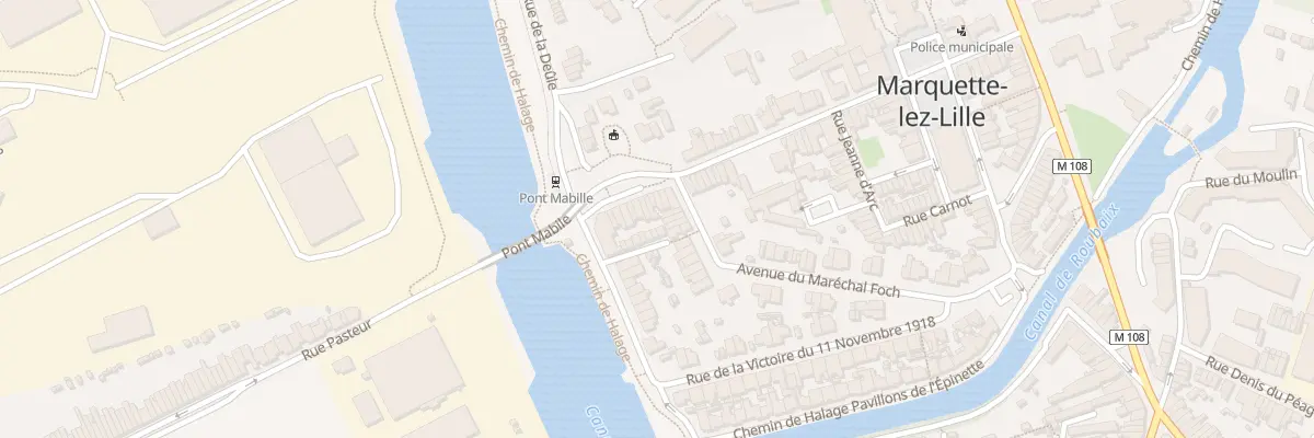 Plan du 57 Rue Martyrs de Resistance à Marquette-lez-Lille