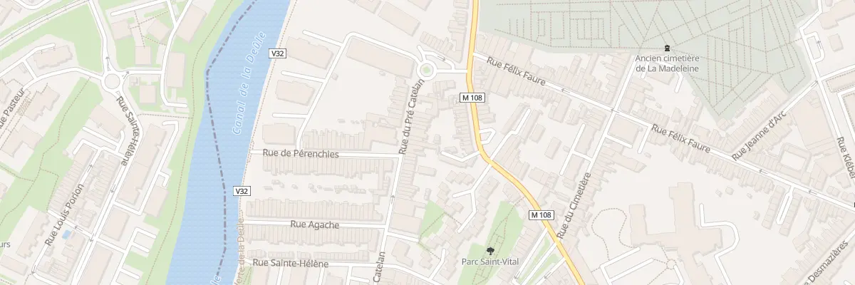 Plan du 178 Rue du Pré Catelan à La Madeleine