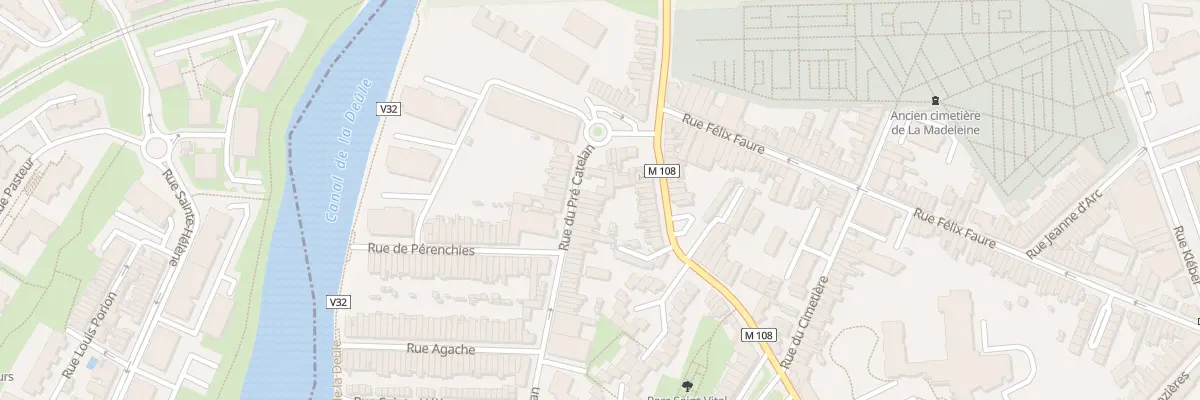 Plan du 186B Rue du Pré Catelan à La Madeleine