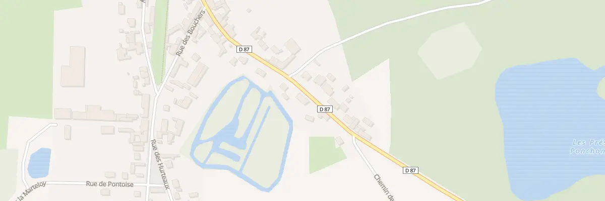 Plan du 258 Rue du Point du Jour à Varesnes