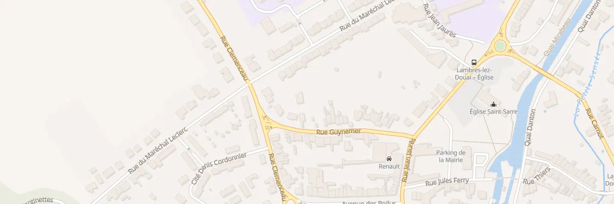 Plan du 34 Rue Guynemer à Lambres-lez-Douai