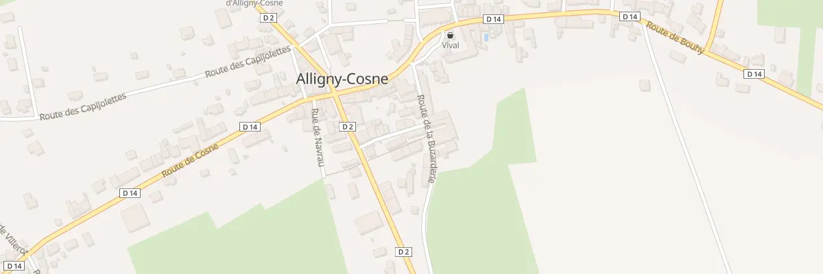 Plan du 6 Rte de la Buzarderie à Alligny-Cosne