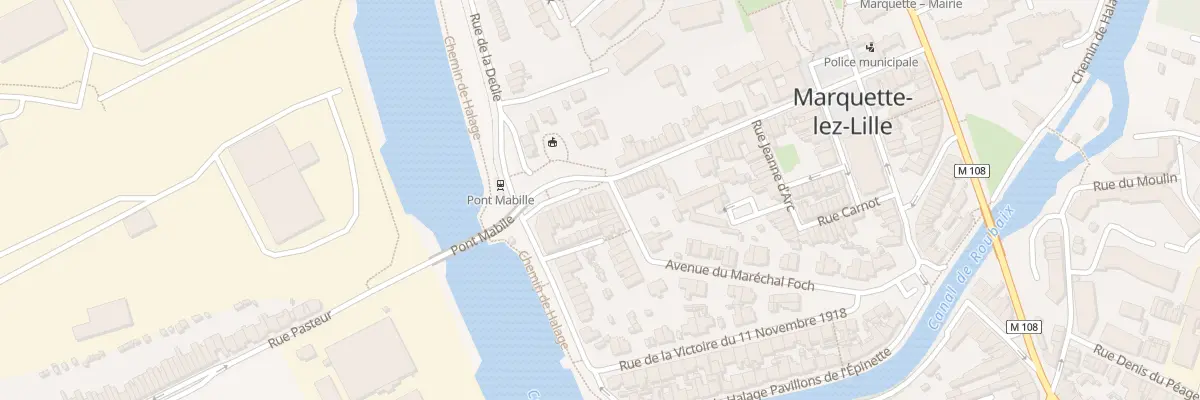 Plan du 51 Rue Martyrs de Resistance à Marquette-lez-Lille