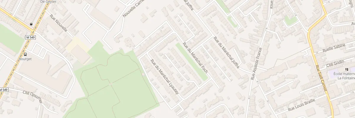 Plan du 23 Rue du Maréchal Foch à Faches-Thumesnil