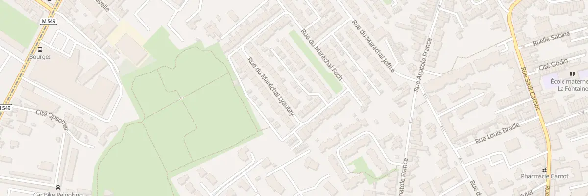 Plan du 4 Rue du Maréchal Lyautey à Faches-Thumesnil