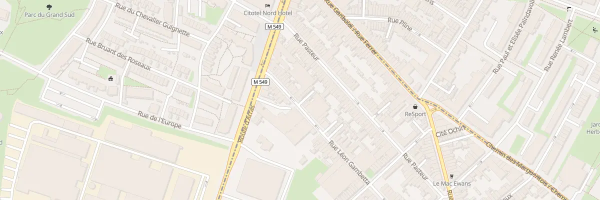 Plan du 82 Rue Gambetta à Faches-Thumesnil