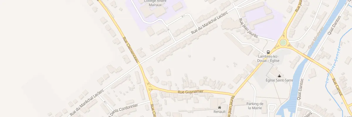 Plan du 415 Rue du Maréchal Leclerc à Lambres-lez-Douai