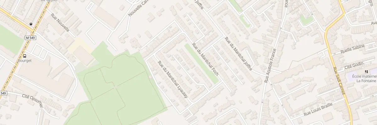 Plan du 21 Rue du Maréchal Foch à Faches-Thumesnil