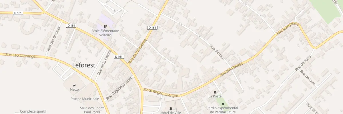 Plan du 15 Rue Jules Ferry à Leforest