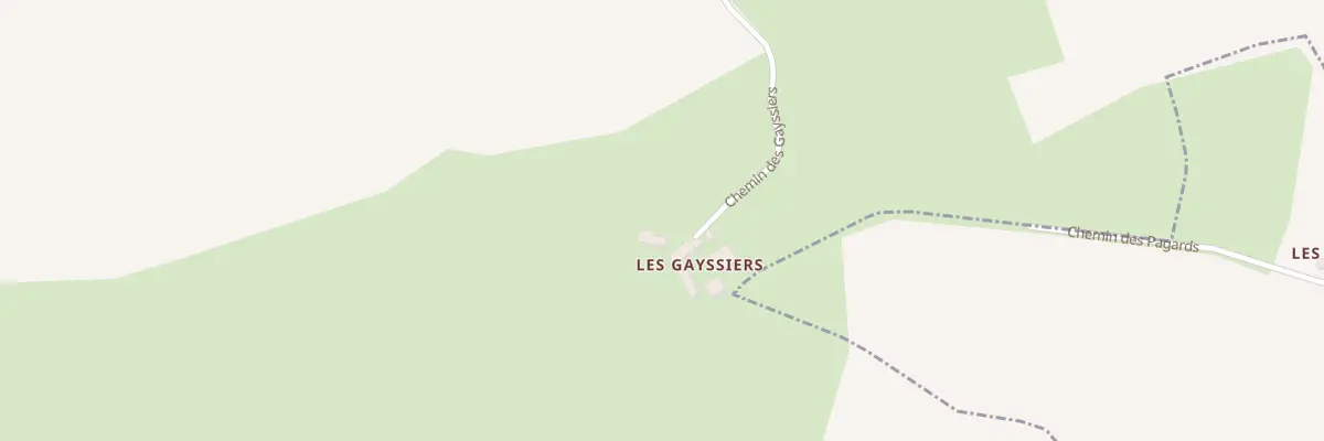Plan du 14 Che des Gayssiers à Sussat