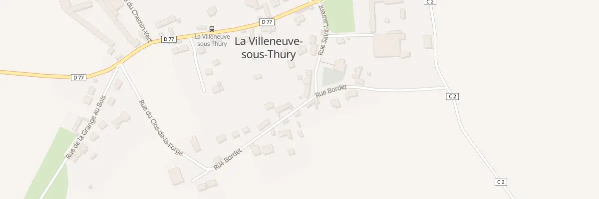 Plan du 16 Rue Saint-laurent à La Villeneuve-sous-Thury