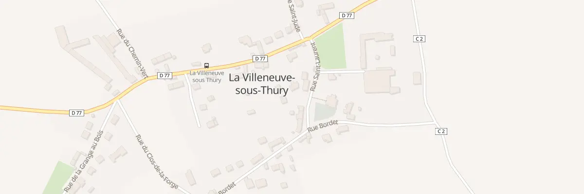 Plan du 10 Rue St Laurent à La Villeneuve-sous-Thury
