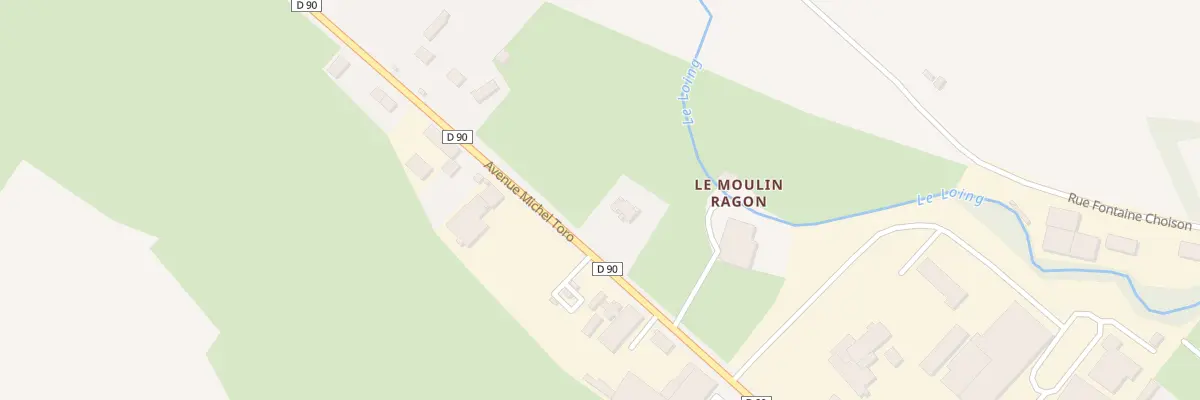 Plan du 10 Av Michel de Toro à Saint-Fargeau