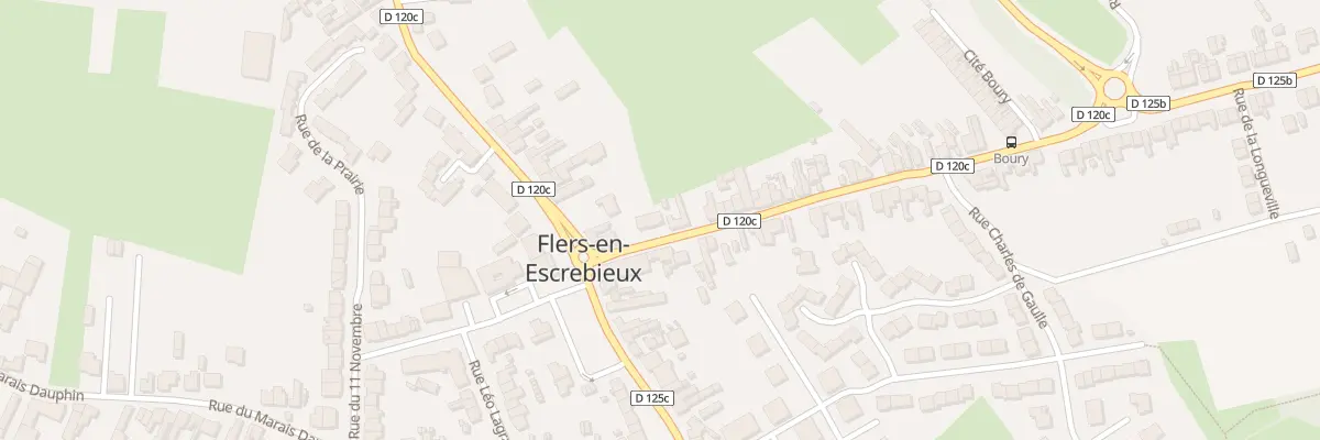 Plan du 1T Rue du Marechal de Lattre à Flers-en-Escrebieux