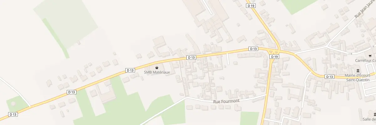 Plan du 36 Rue du Faubourg à Écourt-Saint-Quentin