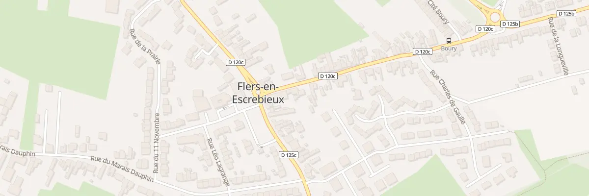 Plan du 2 Rue du Marechal de Lattre à Flers-en-Escrebieux