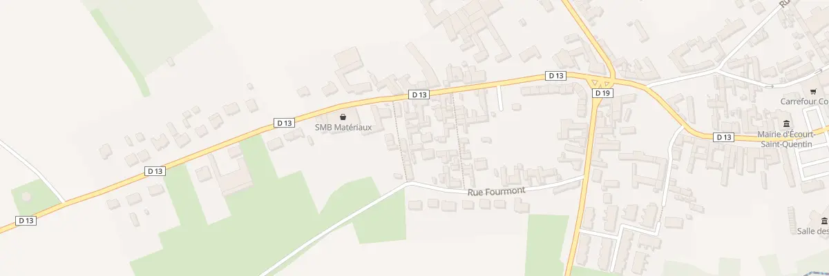 Plan du 40 Rue du Faubourg à Écourt-Saint-Quentin