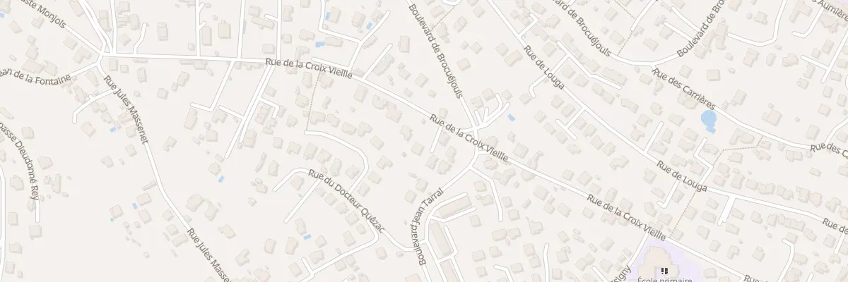 Plan du 77 Rue de la Croix Vieille à Millau