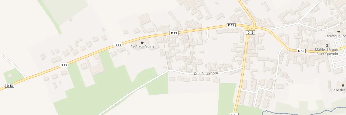 Plan du 42 Rue du Faubourg à Écourt-Saint-Quentin