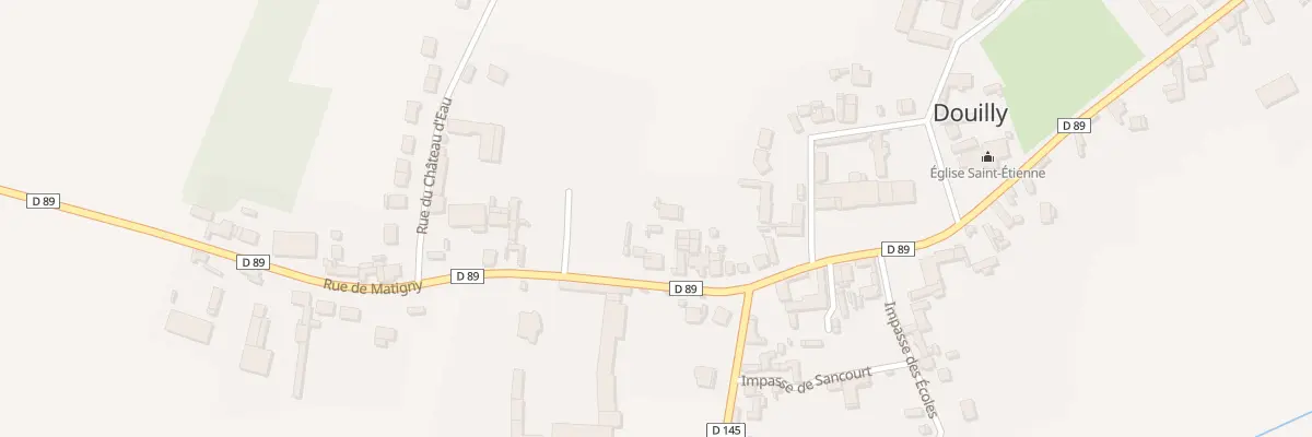 Plan du 10 Rue de Matigny à Douilly