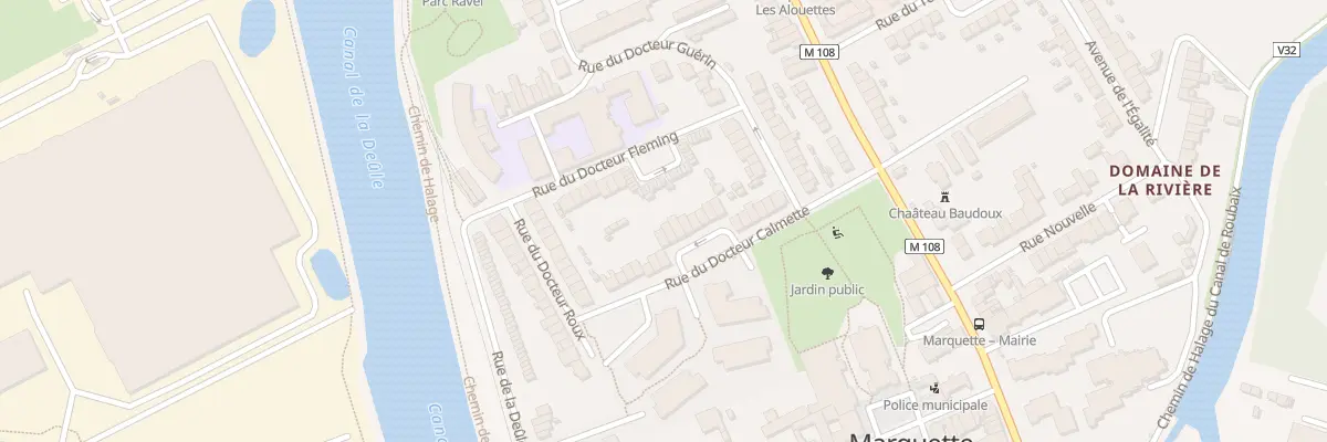Plan du 26 Rue du Docteur Calmette à Marquette-lez-Lille