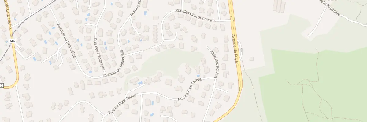 Plan du 18 Rue de Font Sainte Gravenoire à Ceyrat