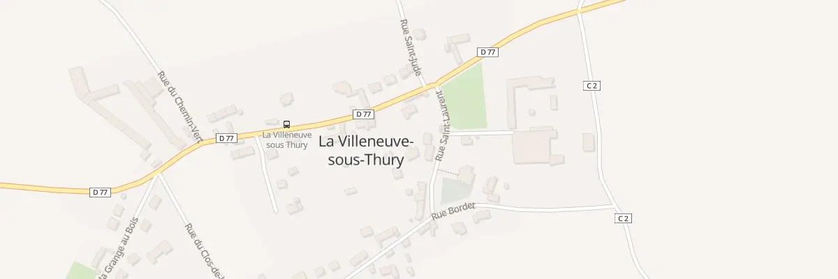 Plan du 6 Rue St Laurent à La Villeneuve-sous-Thury