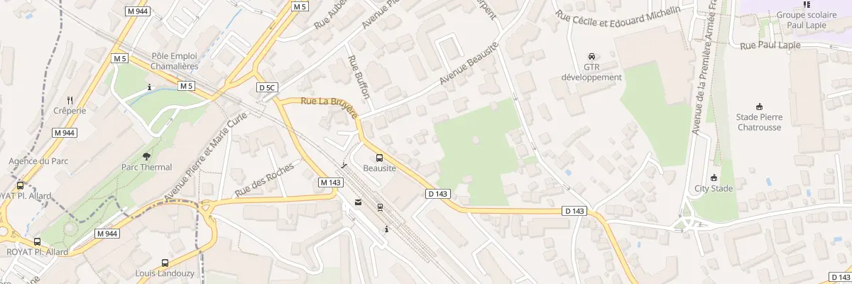Plan du 90B Bd Gambetta à Chamalières