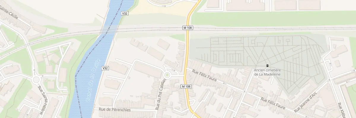 Plan du 279 Rue du Pdt Georges Pompidou à La Madeleine