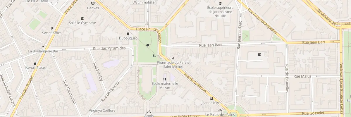 Plan du 213 Rue de Solférino à Lille