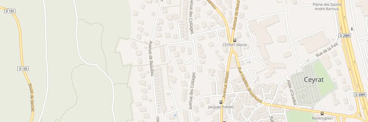 Plan du 24 Av des Cottages à Ceyrat