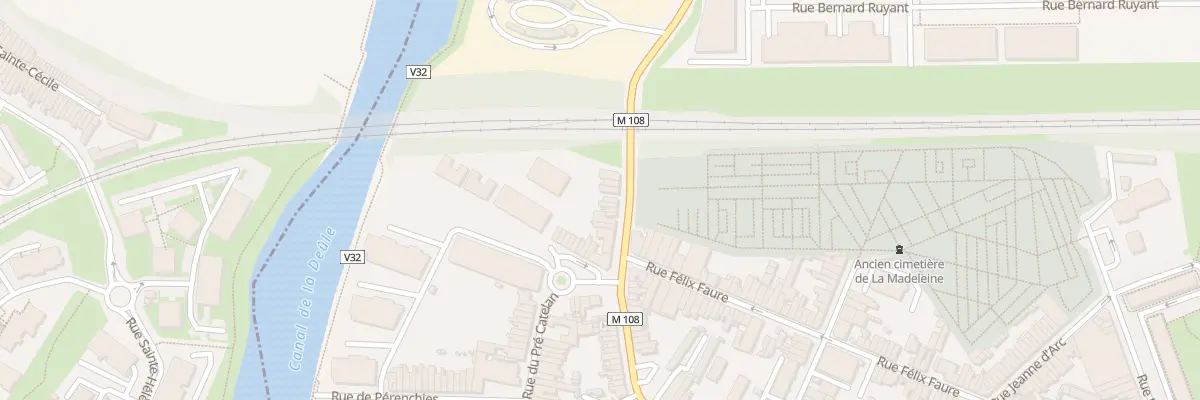 Plan du 287 Rue du Pdt Georges Pompidou à La Madeleine