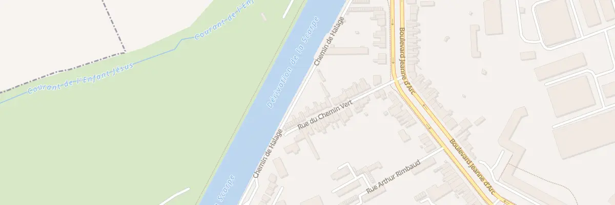 Plan du 124 Rue du Chemin Vert à Douai