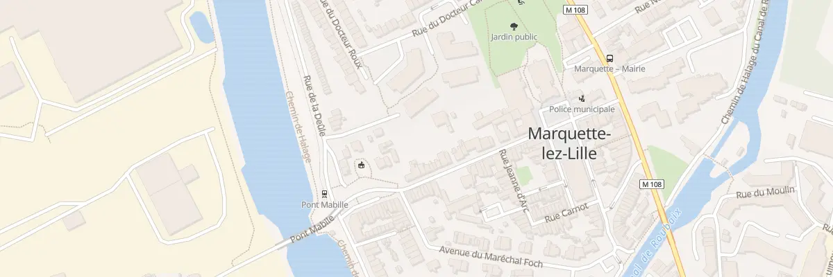 Plan du 52 Rue Martyrs de Resistance à Marquette-lez-Lille