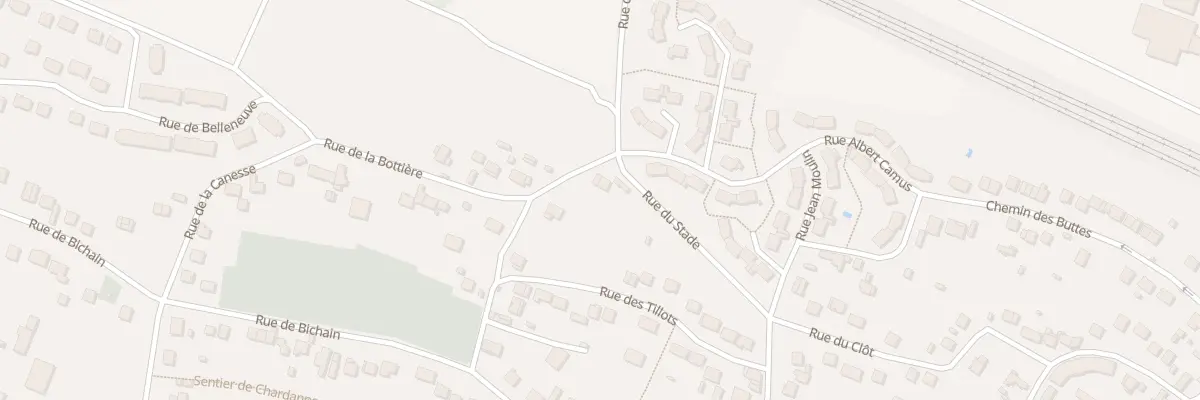 Plan du 17B Rue du Stade à Villeneuve-la-Guyard