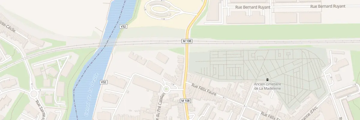 Plan du 295 Rue du Pdt Georges Pompidou à La Madeleine