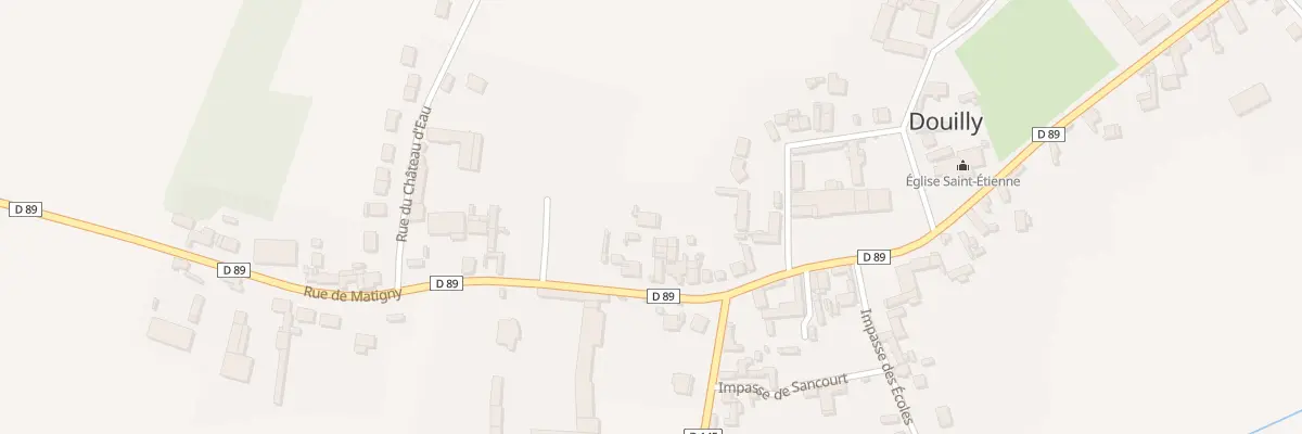 Plan du 8 Rue de Matigny à Douilly