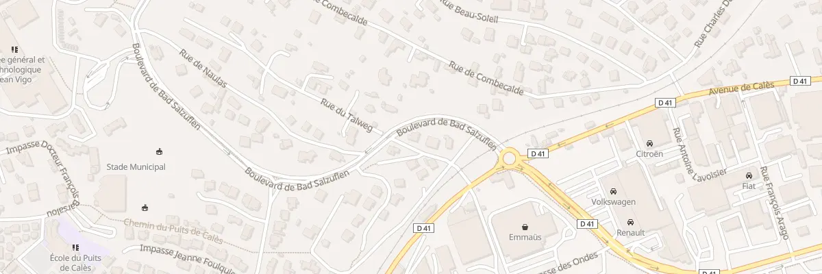 Plan du 36 Rue du Talweg à Millau